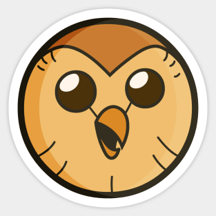 Hooty - happy Sticker